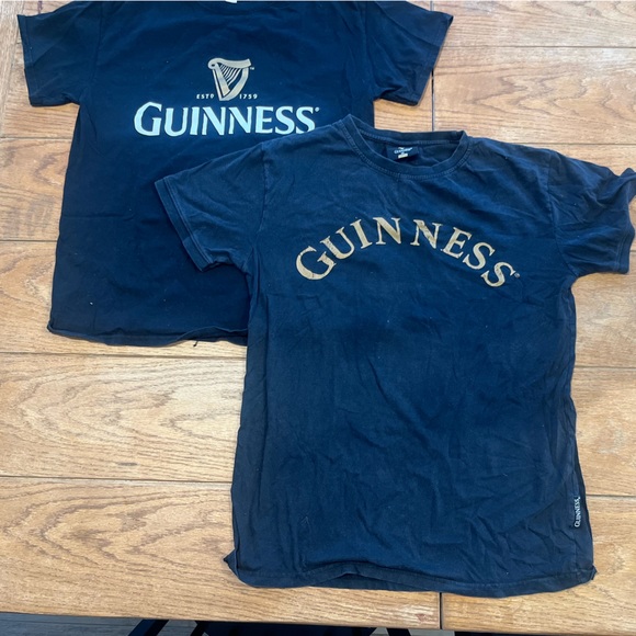2 Vintage Guinness t-shirts! Medium Black (bundle of two) - Picture 3 of 7